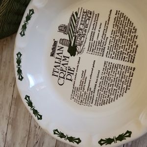 1983 Watkins Pie Plate Italian Cream Pie